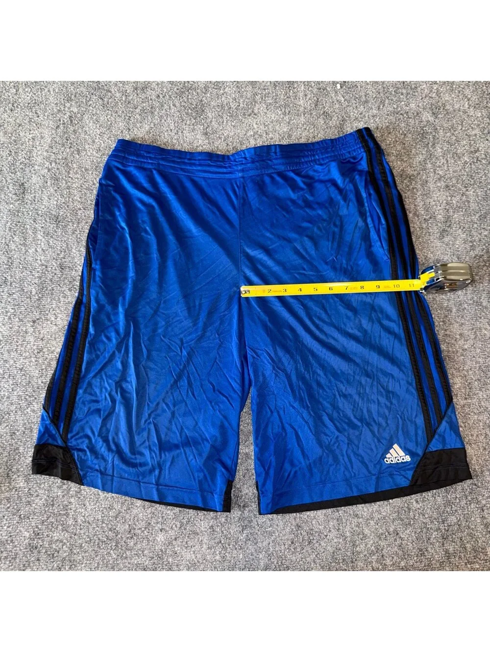 Adidas Blue Baggy Athletic Hoop Shorts Mens MD Vtg y2k 90s Rare